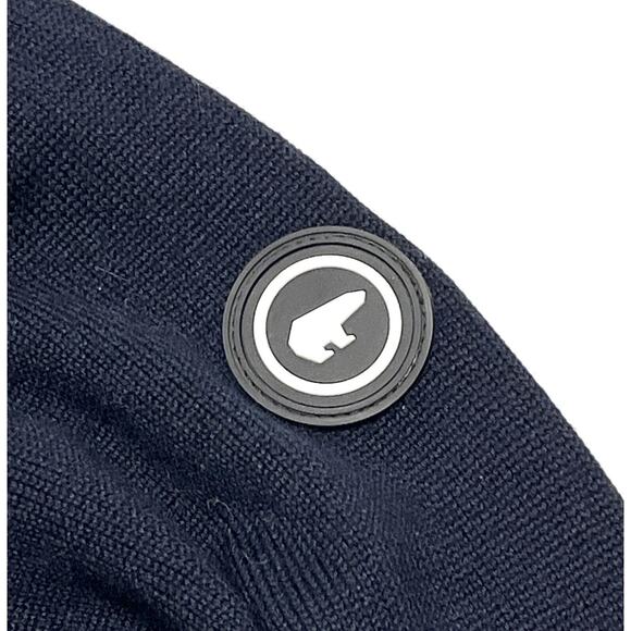 Eisbar Hooded Full Zip Sweater Mens Size M EU 50 Blue & Gray Wool Knit - Picture 3 of 6